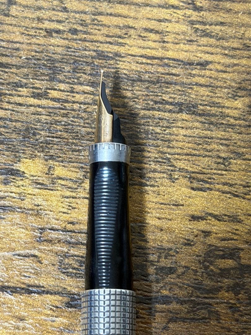 初期　字幅63 パーカー　75 シズレ　万年筆　スターリングシルバー　細字