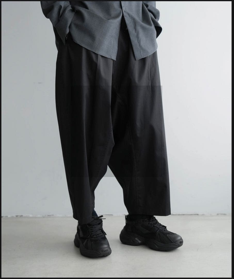 パンツ CTHY WIDE SAROUEL UNCLE PANTS by COATING
