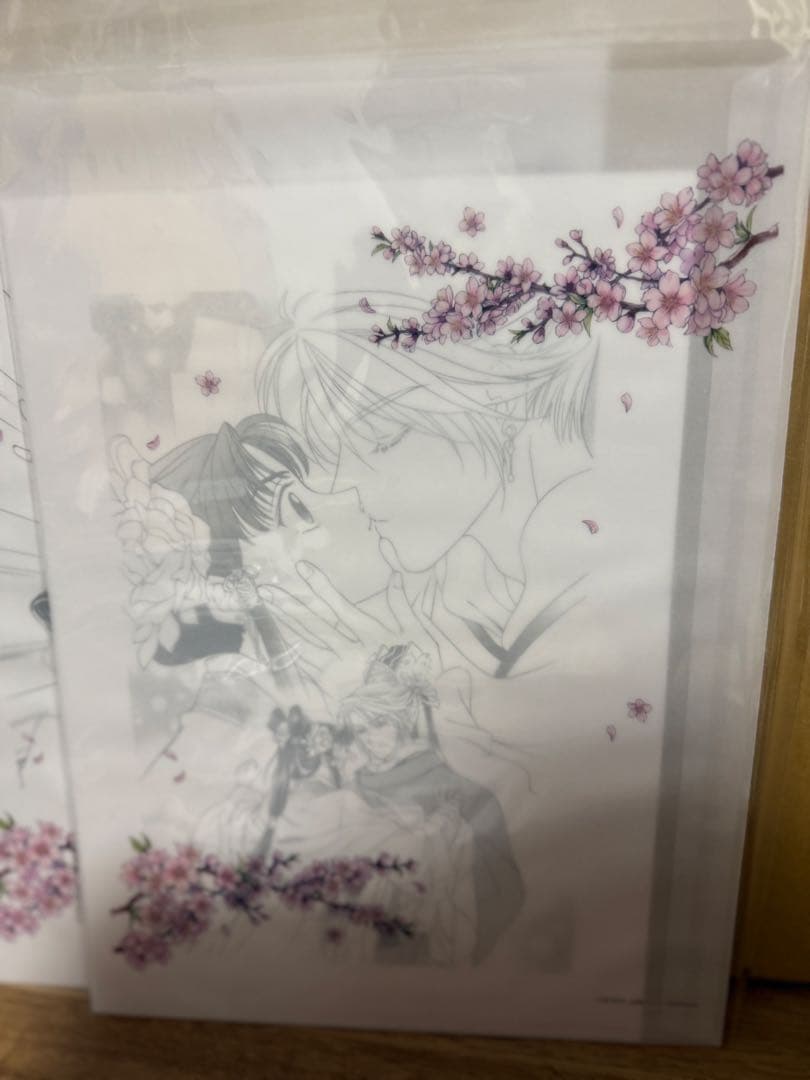 【未開封】20周年記念「彩雲国物語 原画展」モノクロ複製画　5種　まとめ売り