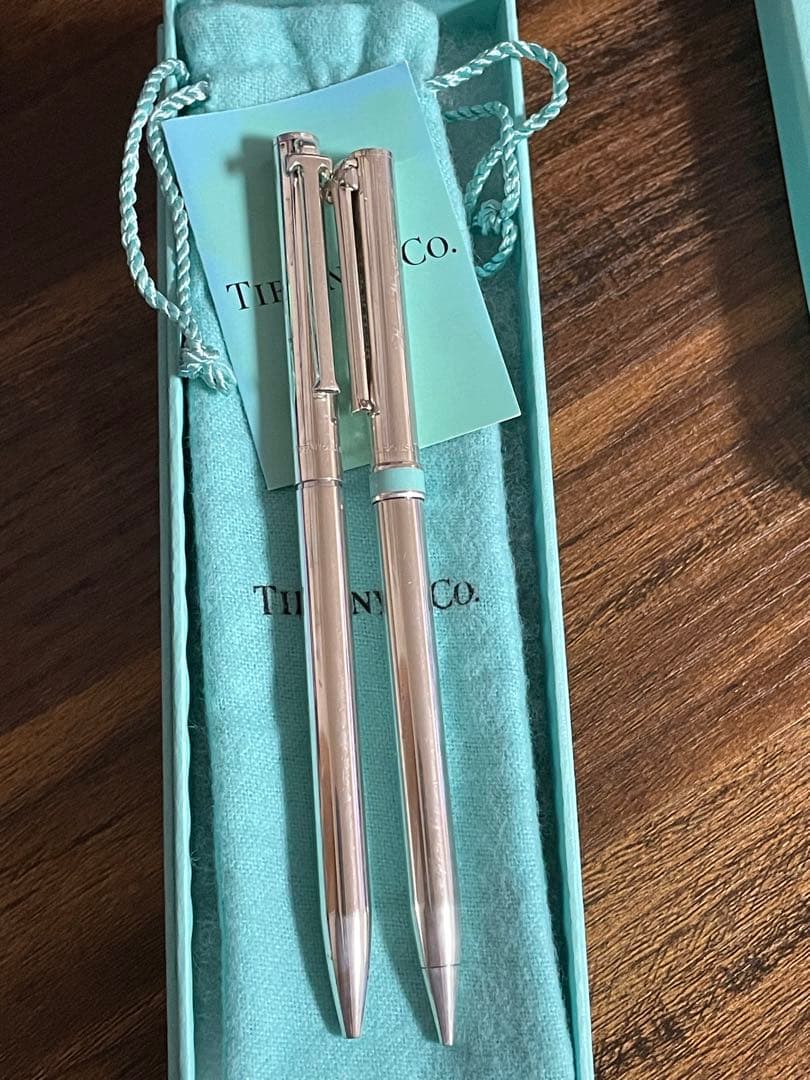 ティファニーシルバー925ボールペン　シャープペンセット