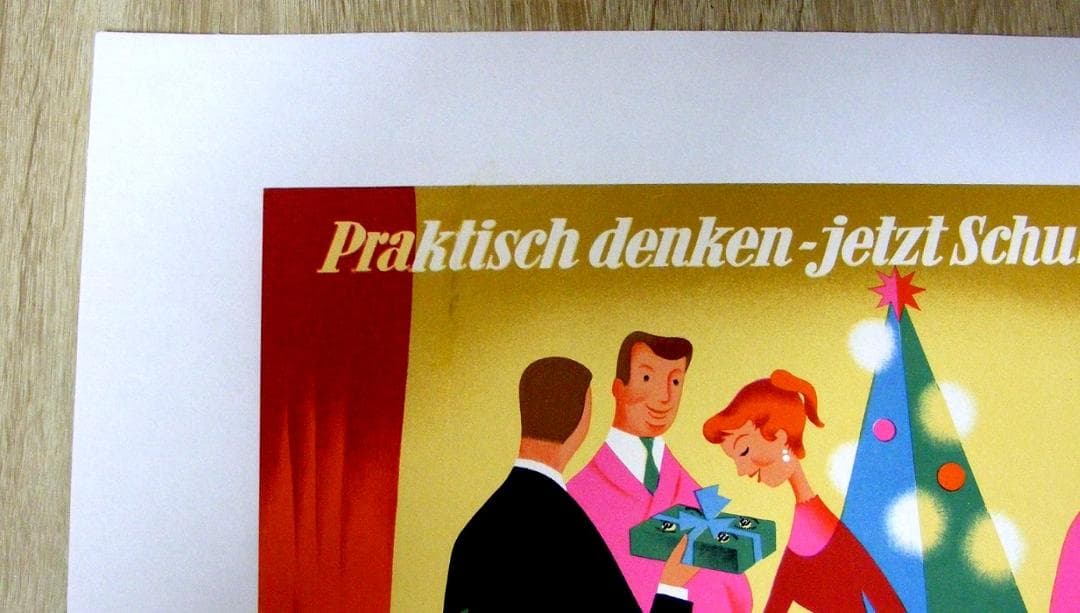 Krainz humanic 1950年ドイツ製リトグラフポスター