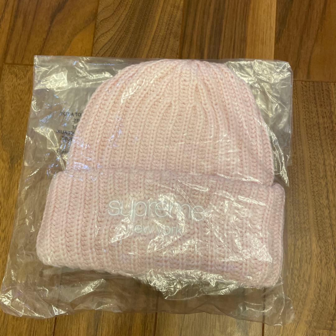 帽子 Supreme Classic Logo Chunky Rib Beanie