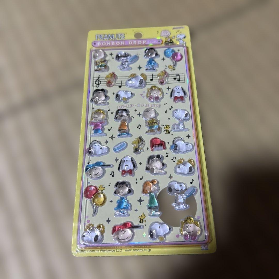 PEANUTS ボンボンドロップシール 4シートセット