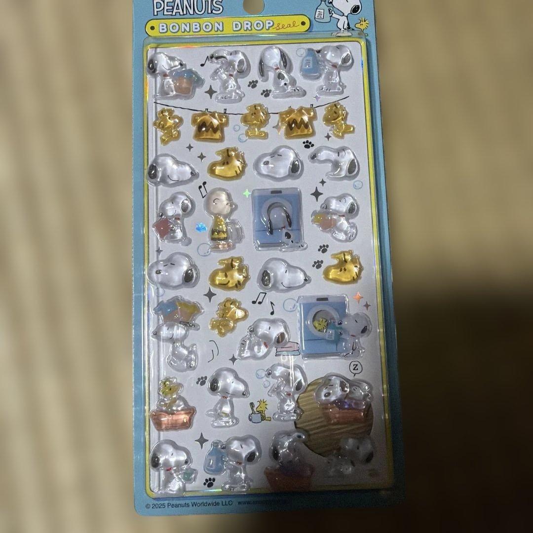 PEANUTS ボンボンドロップシール 4シートセット