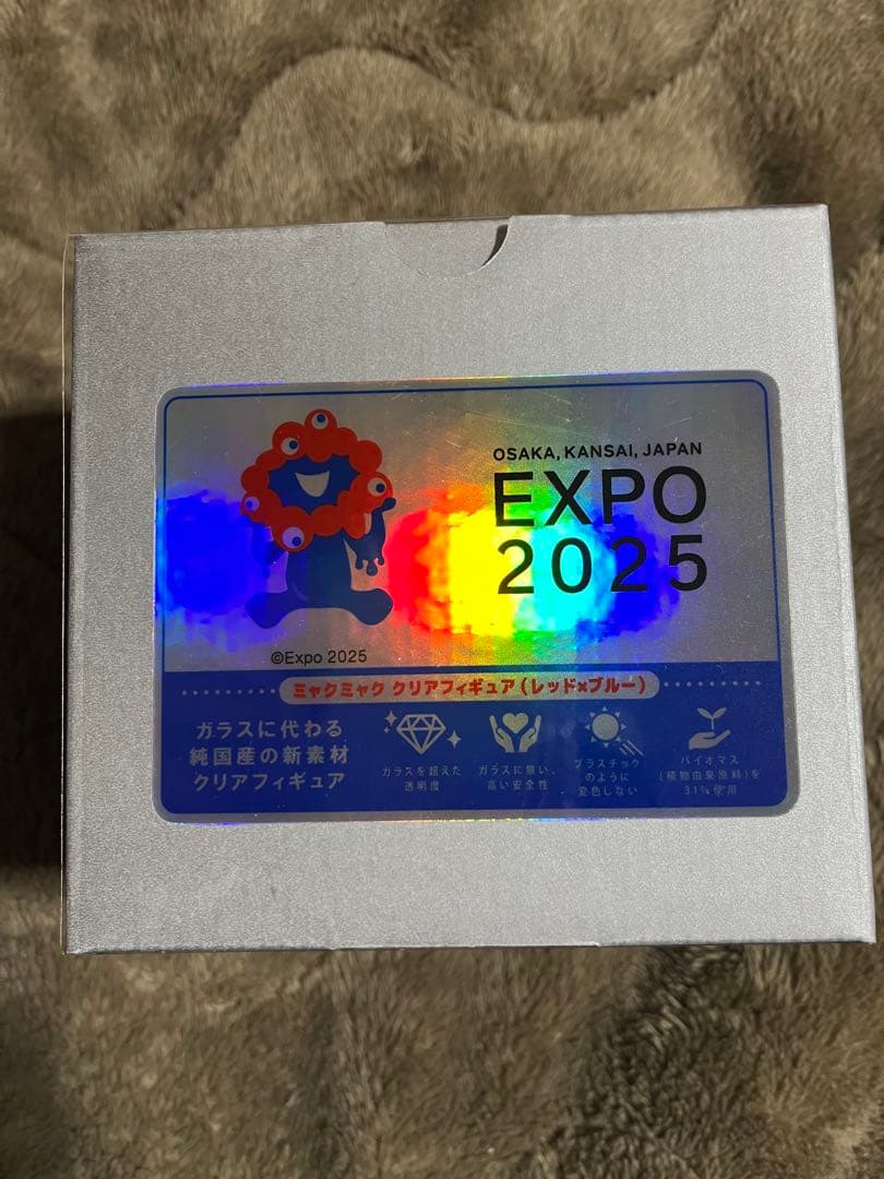 EXPO2025 ミャクミャク クリアフィギュア （レッド×ブルー）