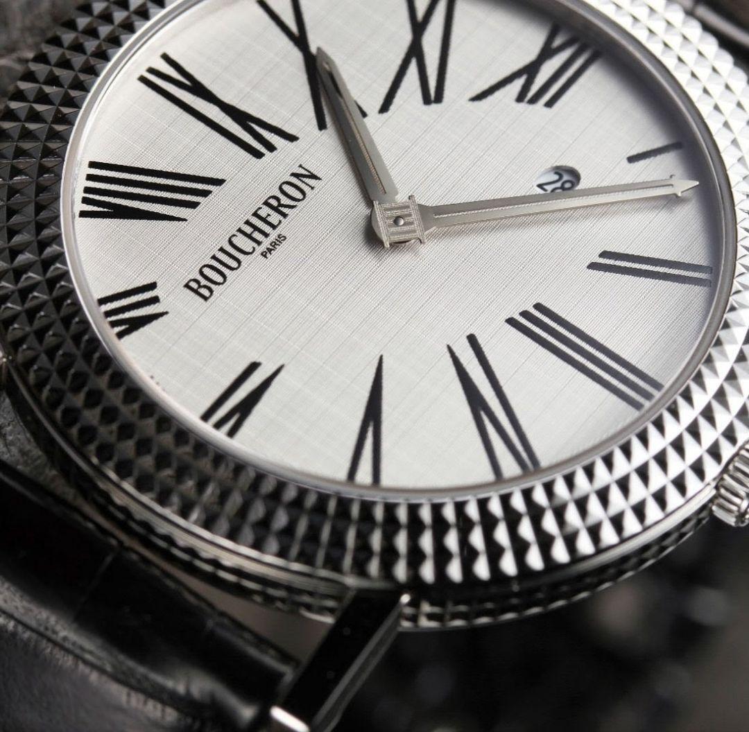 ブシュロン ロンド メンズ クロー·ド·パリ 付属品有 美品