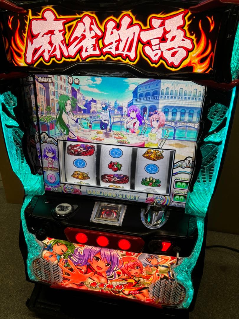 6号機 麻雀物語4 実機 家庭用フルセット！