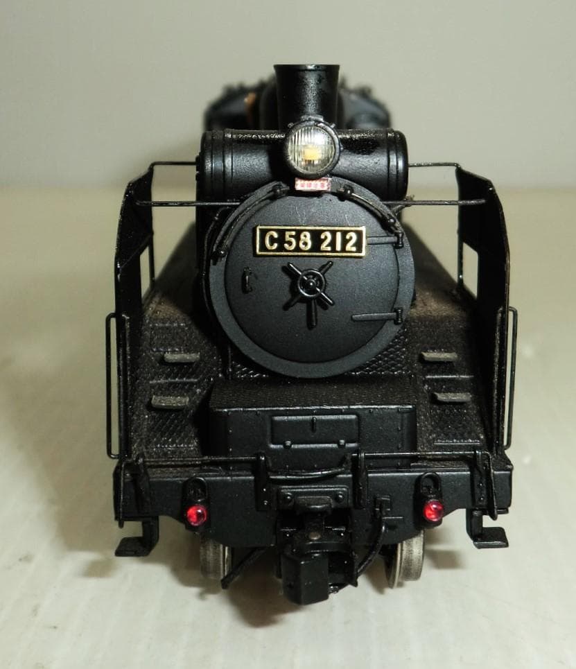 HOゲージ 天賞堂 C58形 標準型 切妻デフ 密閉キャブ 外観ジャンク