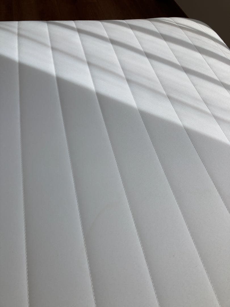 無印良品　シングル 脚付きマットレス ホワイト