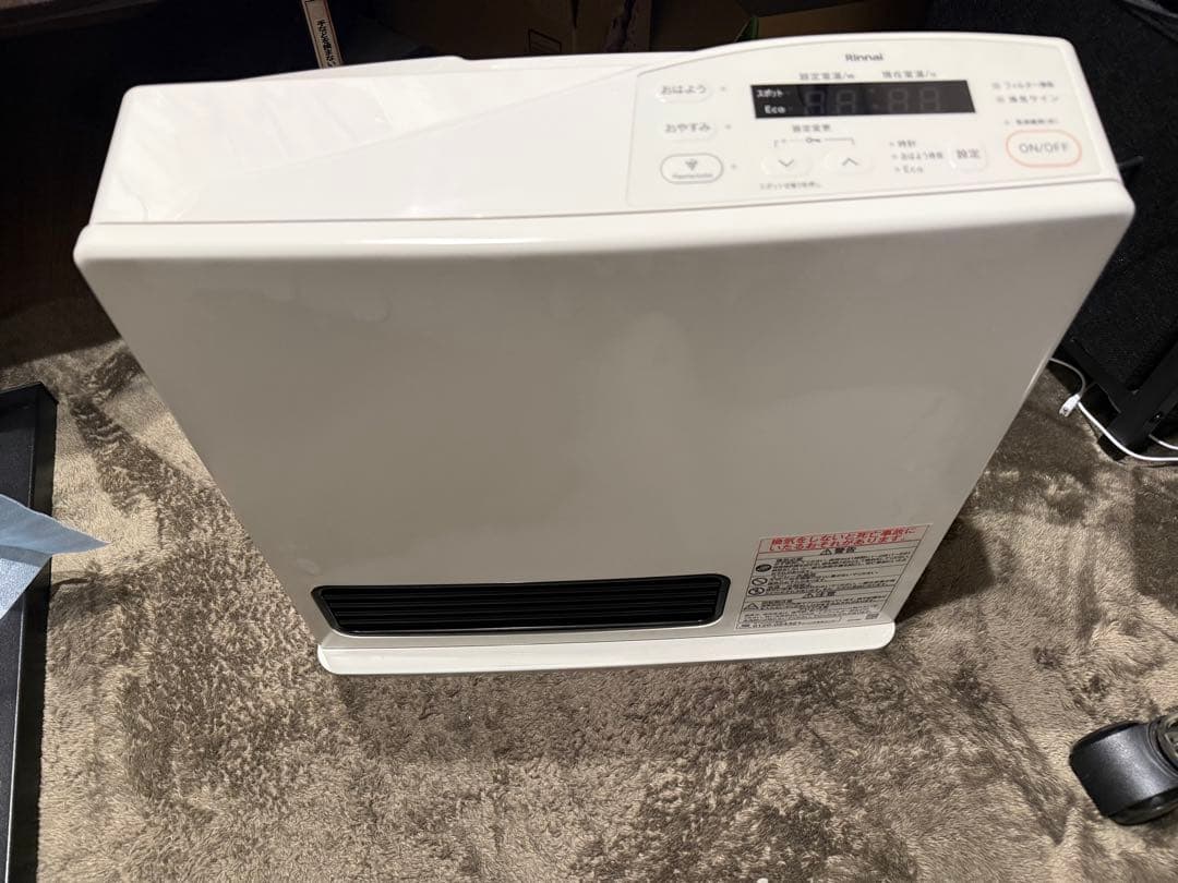 RC-Y2402PE Rinnai ガスファンヒーター ホワイト