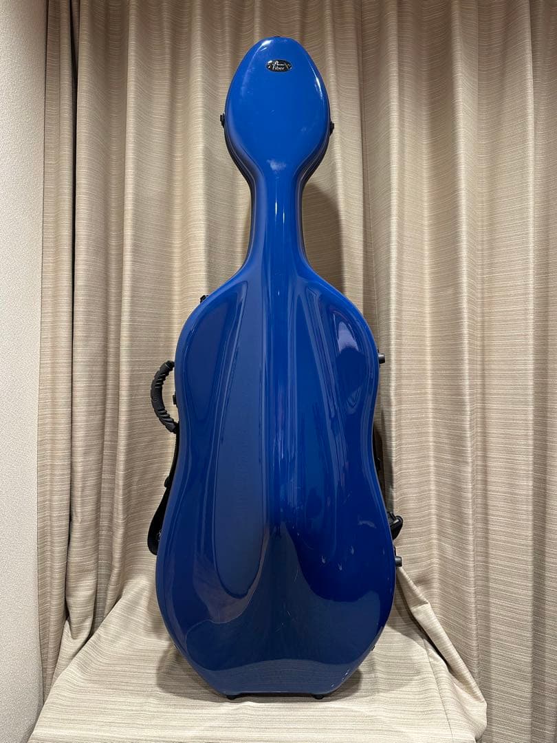 TOYO東洋楽器 プリュームファイバー チェロケース ネイビー中古品