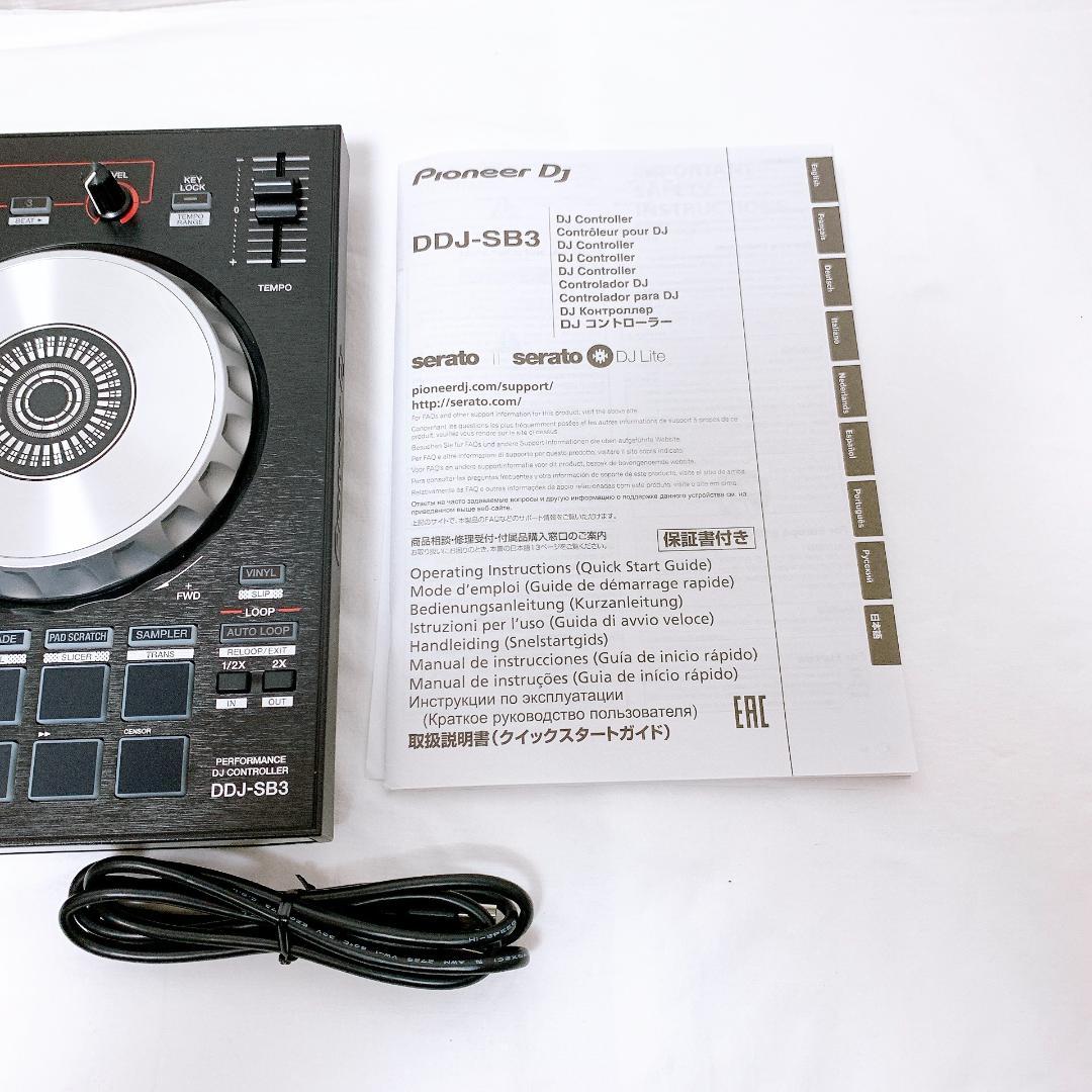 美品 Pioneer パイオニア DDJ-SB3 ターンテーブル コントローラー
