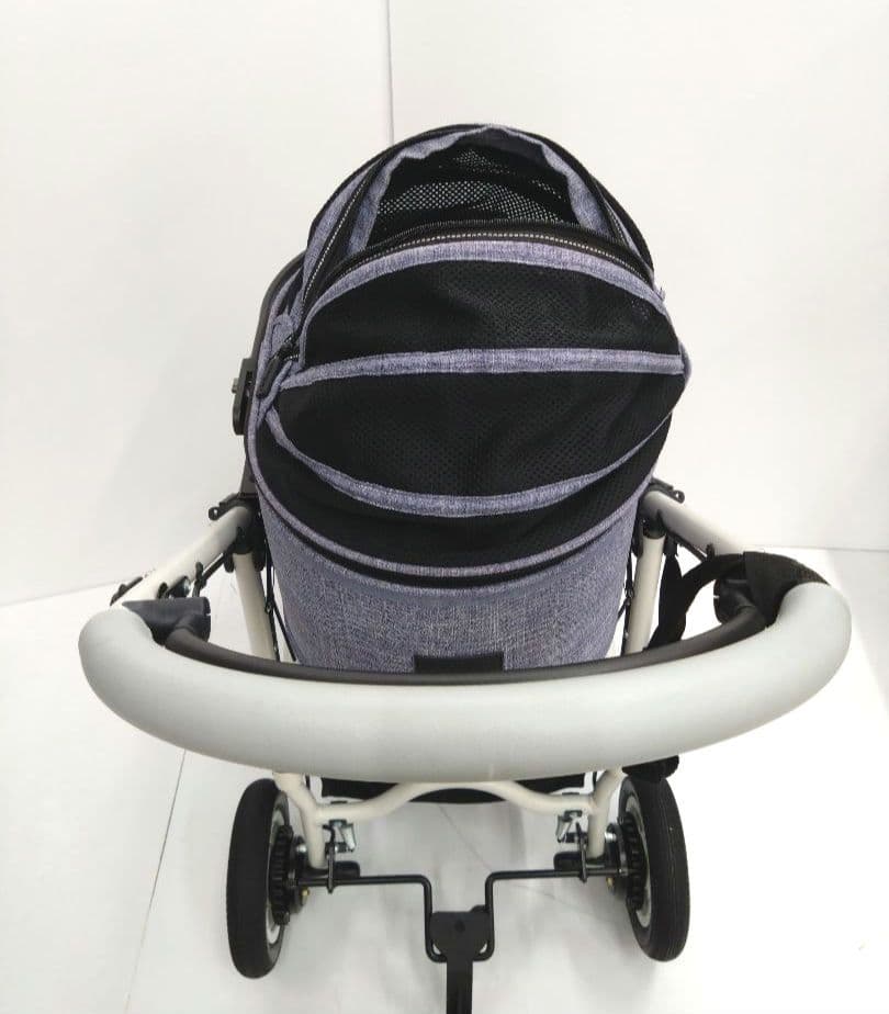 美品 AirBuggy エアバギー ドーム２ ブレーキモデル メランジデニム