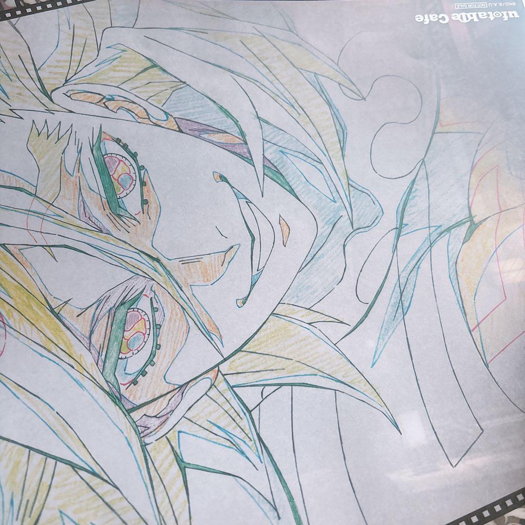 鬼滅の刃　ufotable cafe 上弦集結　ランチョンマット　童磨　シワあり