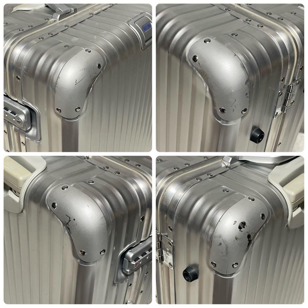 リモワ　トパーズ　4輪　63L シルバー　スーツケース　大容量　マルチホイール