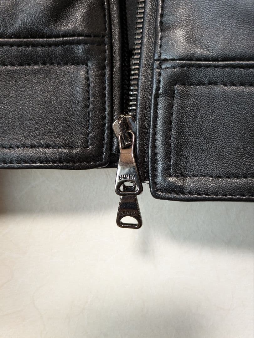 未使用エンメティ　シングルライダースレザージャケット