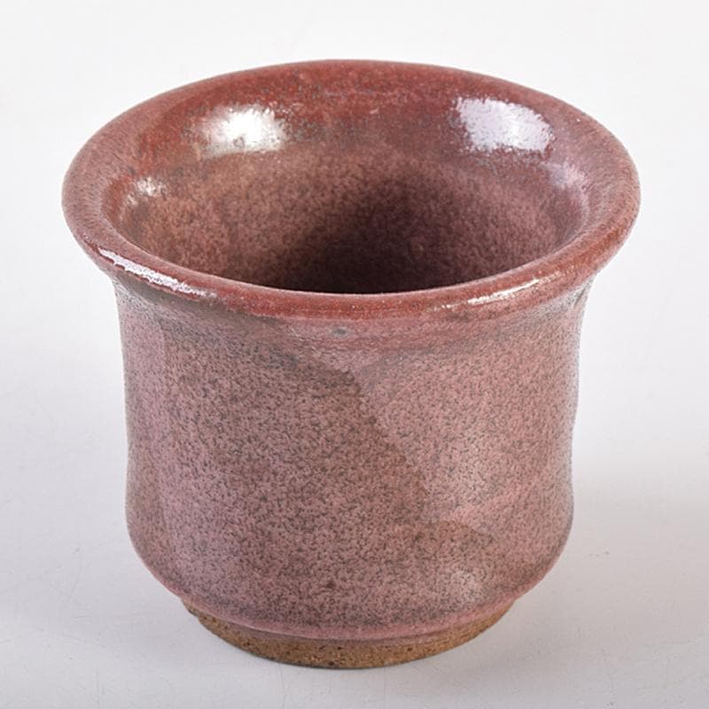 北大路魯山人作　辰砂釉　ぐい呑　盃　V　R7678