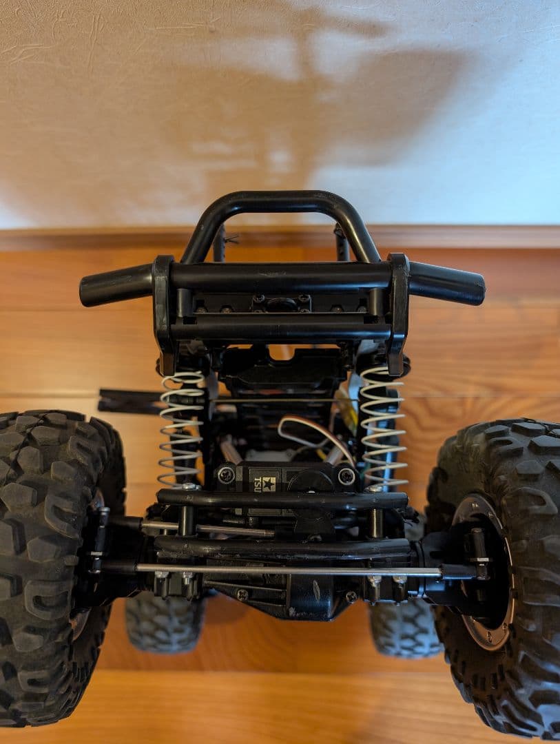 タミヤ　CR-01　 ランドクルーザー40　 純正新品バッテリー、予備タイヤつき