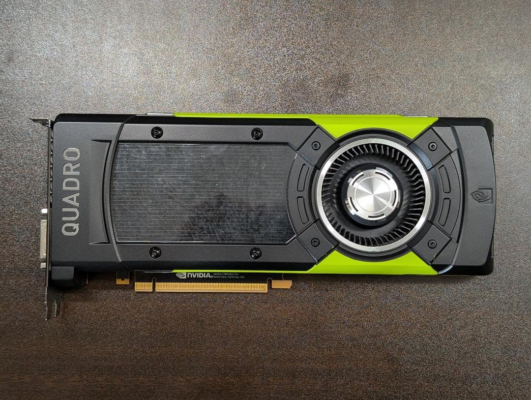 NVIDIA Quadro GP100 VRAM 16GB（超広帯域 HBM2）