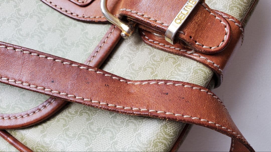 【CELINE】ショルダーバック マカダム PVC トリオンフ オールドセリーヌ