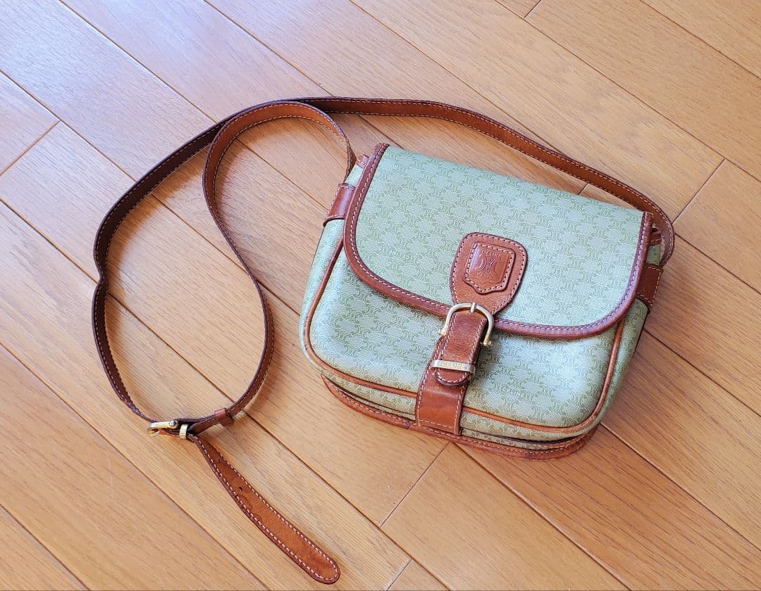 【CELINE】ショルダーバック マカダム PVC トリオンフ オールドセリーヌ