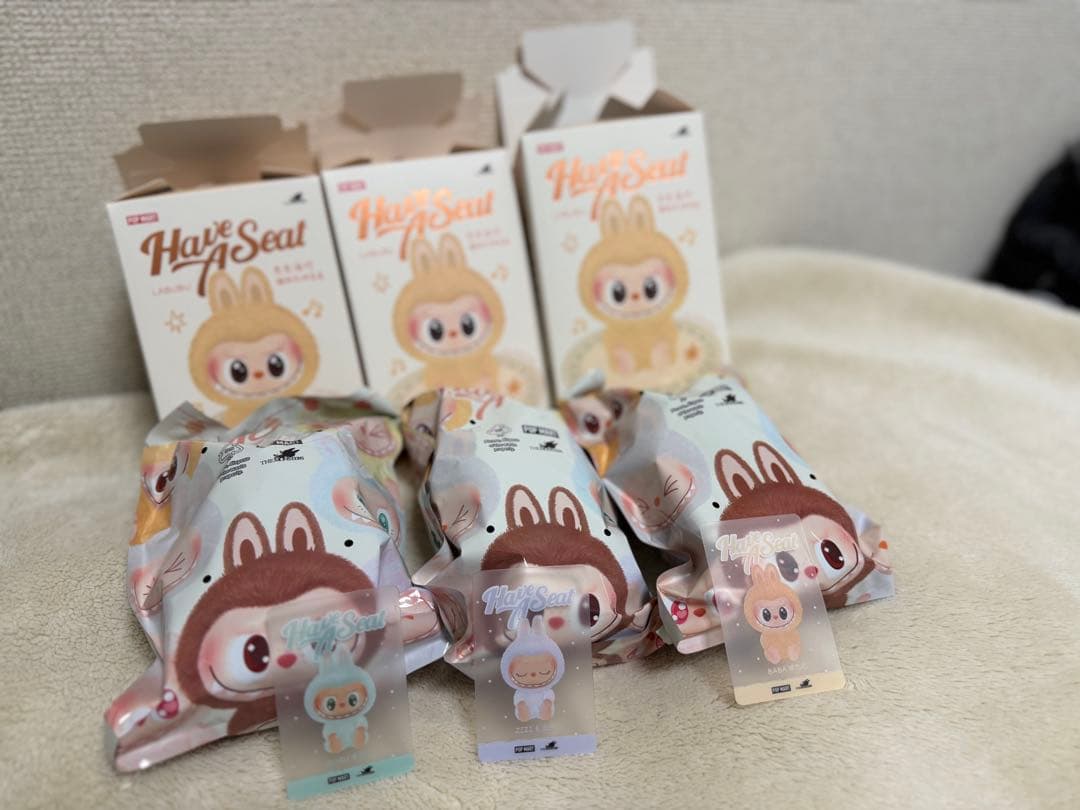 内袋未開封！ popmart have a seat3個セット