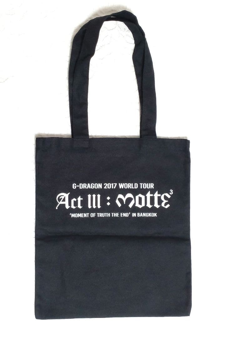 【非売品】G-DRAGON Act III:MOTTEバンコク特典 トートバック
