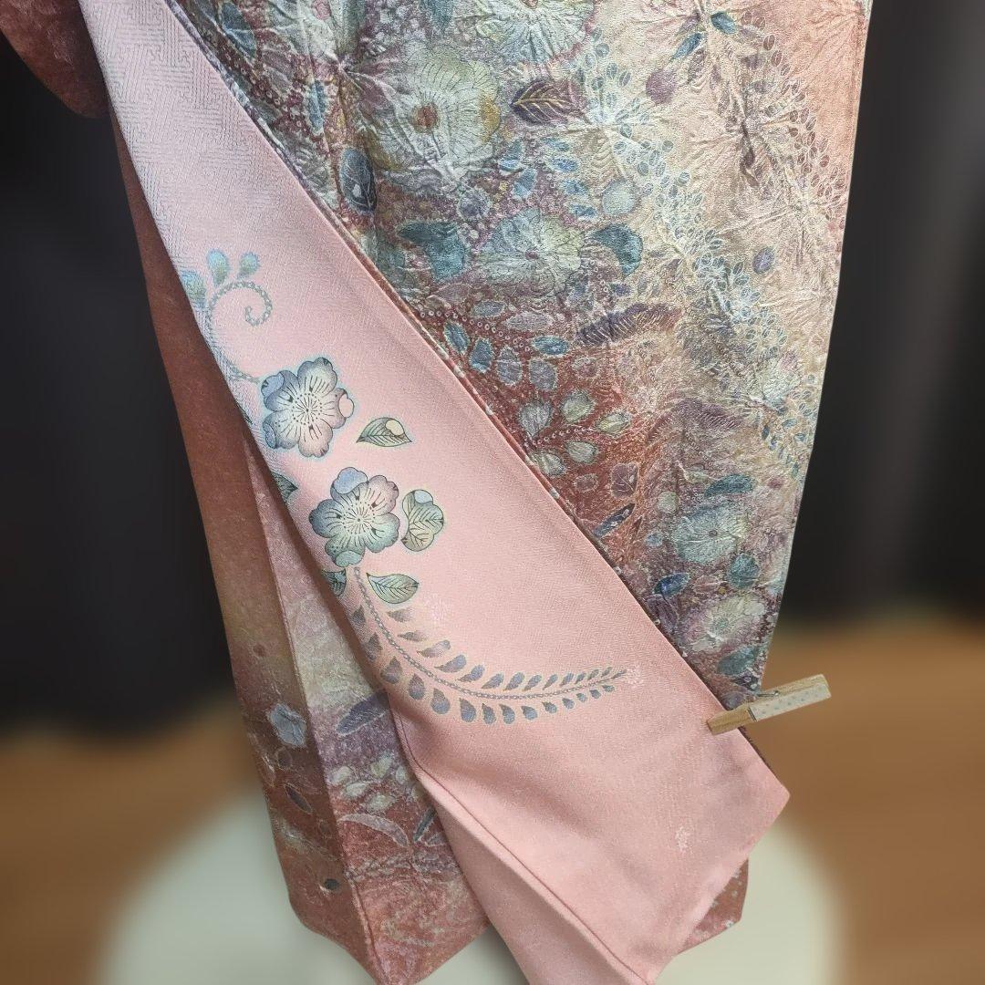 訪問着フルセット 辻が花袖丈長め