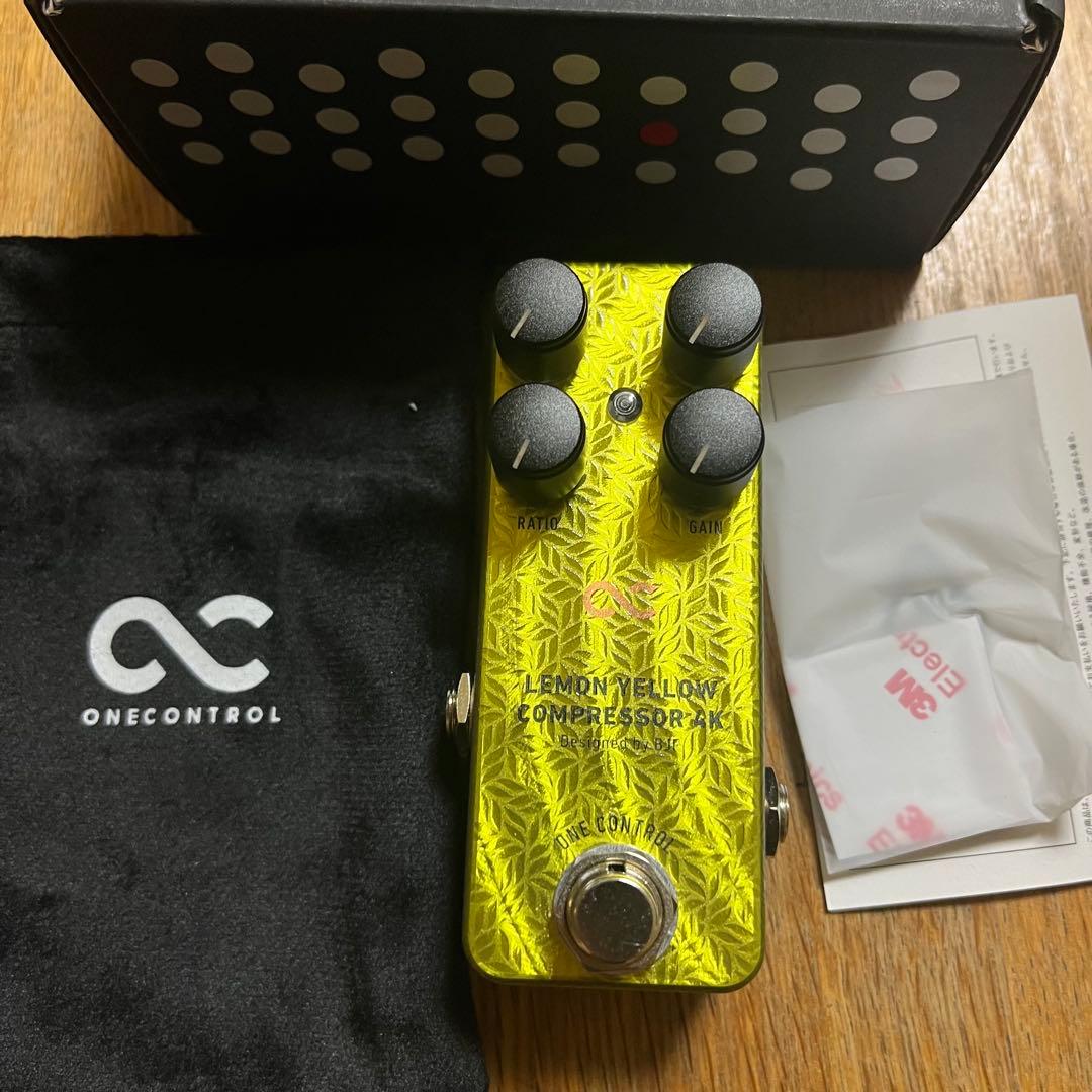 ギター One Control Lemon Yellow Compressor 4k
