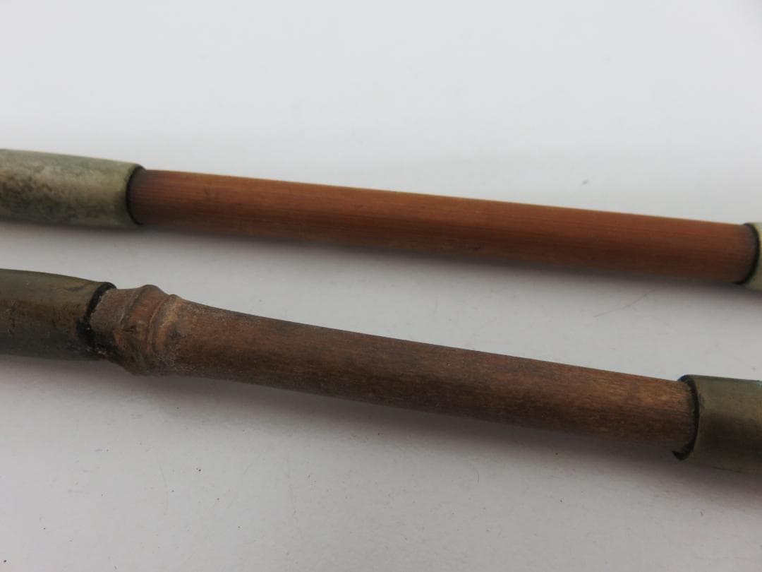 アンティーク キセル 4本セット 煙管 竹製 木製 金属製 レトロ 古道具 骨董