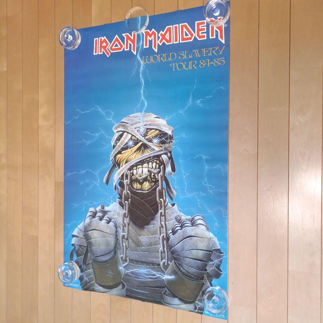 IRON MAIDEN ポスター 1985 WORLD SLAVERY TOUR