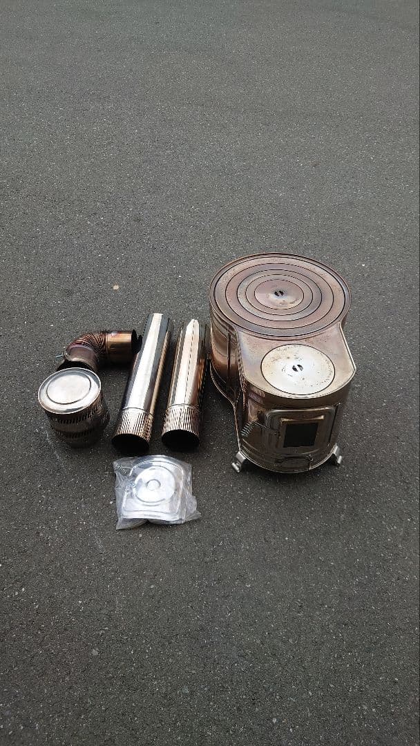 成*一様 ホンマ製作所ステンレス製薪ストーブ パーツ一式付き