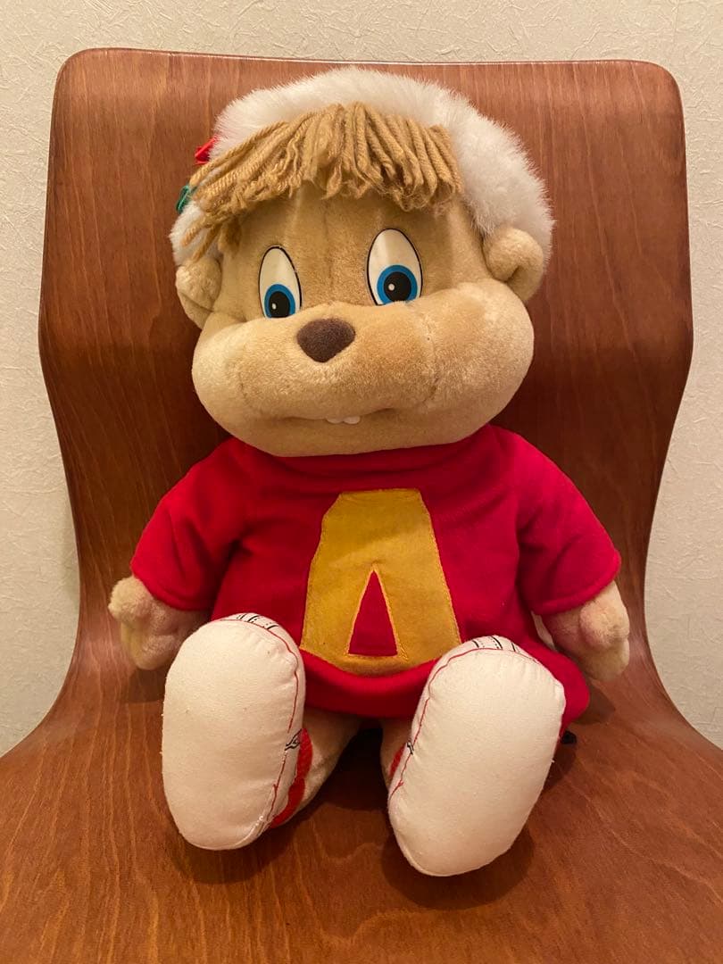アルビン チップマンクス サンタ ぬいぐるみ　クリスマス