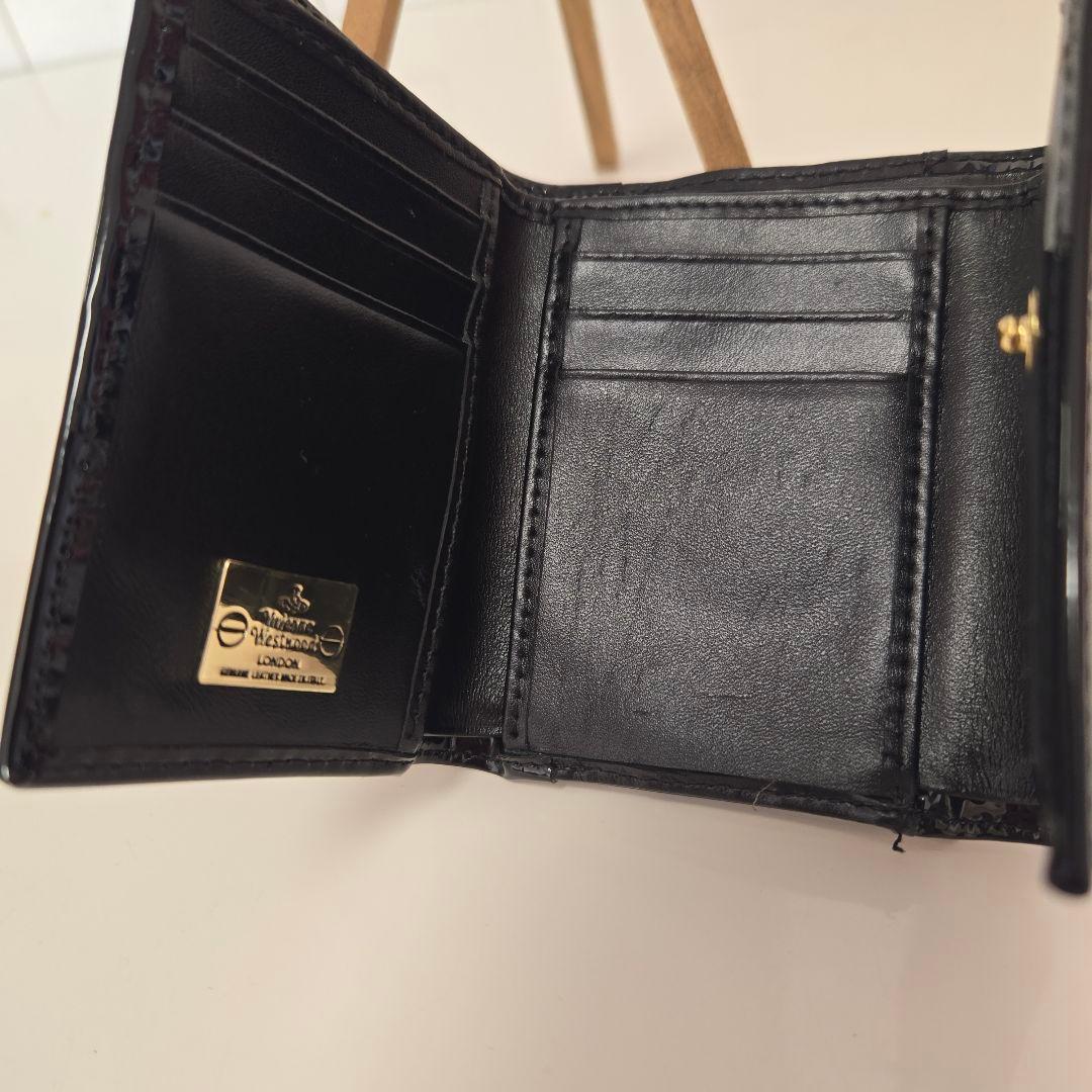 ヴィヴィアンウエストウッド 913VW107 三つ折財布 ブラック