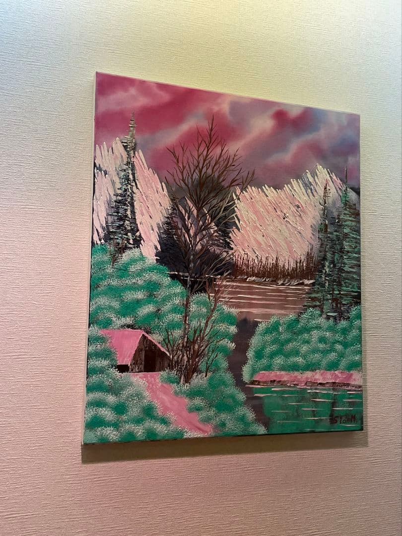 絵画 Winter Mountains