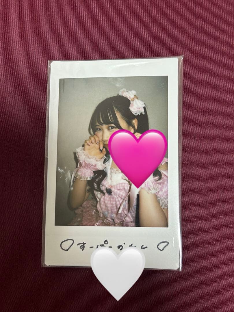 松本かれん 生誕ラッフル 直筆サイン入りチェキ