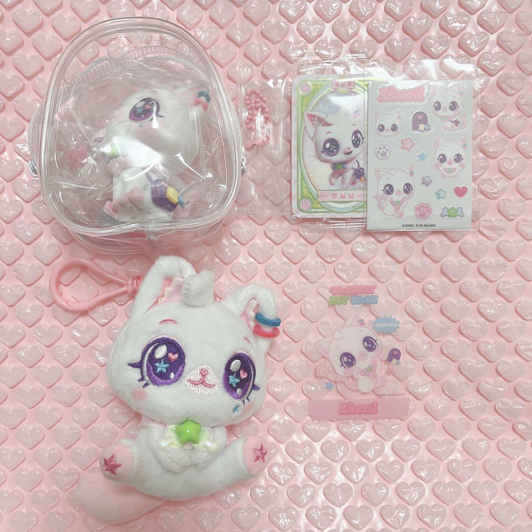 NCT WISH WISHCAT サクヤ フィギュア キーリング ぬいぐるみ