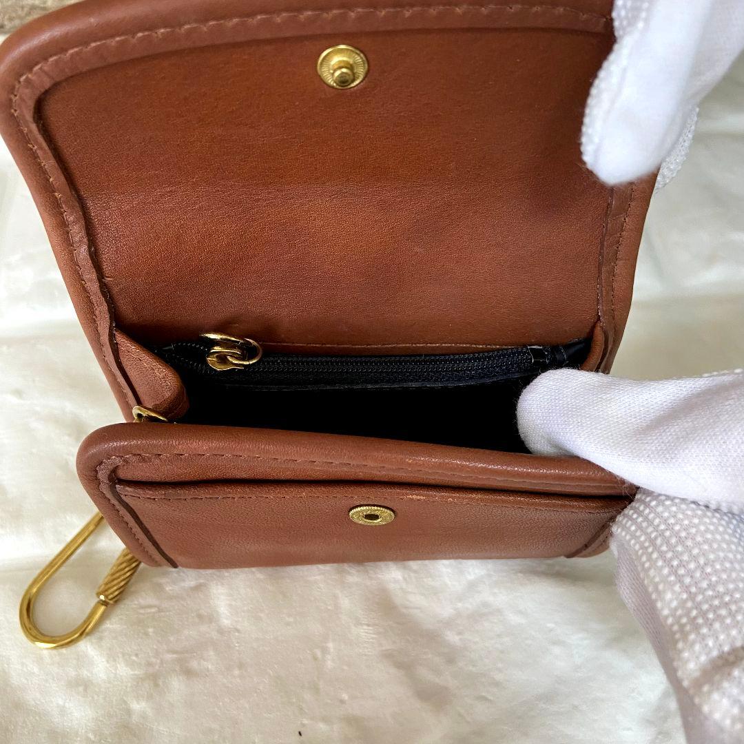 【希少】OLD COACH　オールドコーチ　ケース　財布　グラブタンレザー