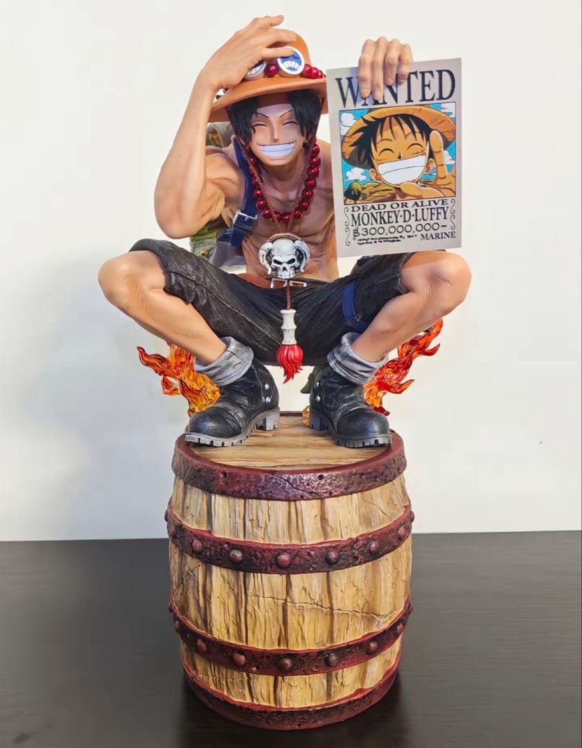 ワンピース 火拳のエース ガレージキット ガレキ スタチューX③