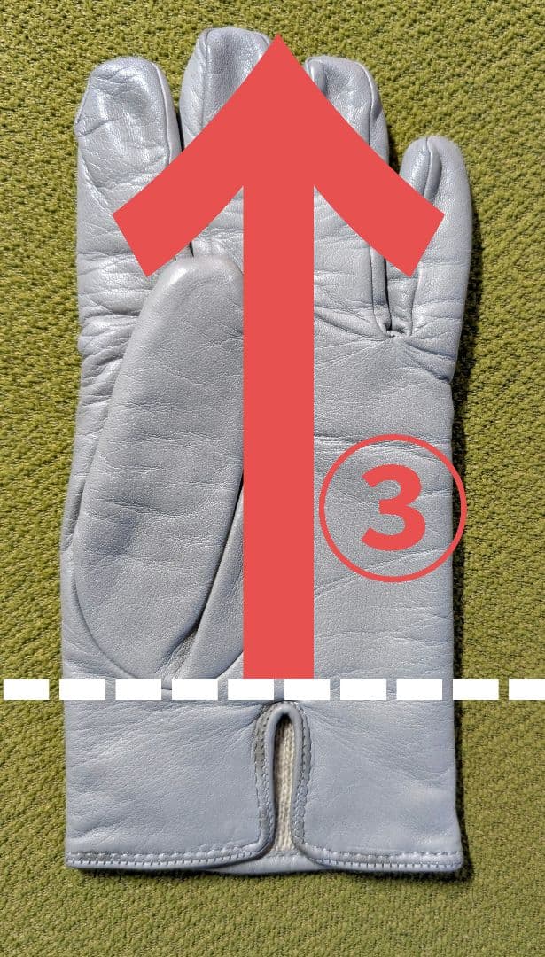 MEROLAメローラ 本革手袋 希少6.5 グレー イタリア