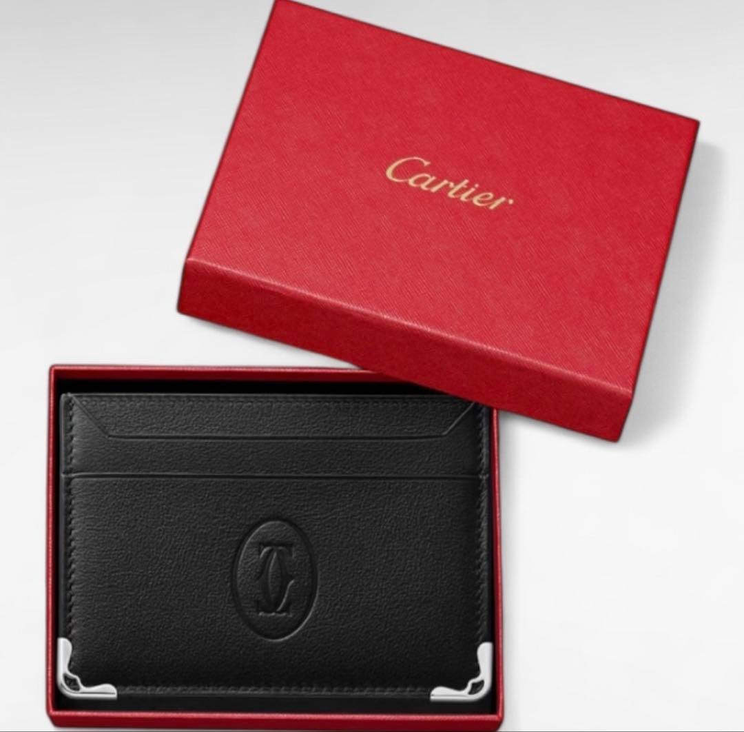Cartier カードホルダー マスト ドゥ カルティエ」ダブルカードホルダー