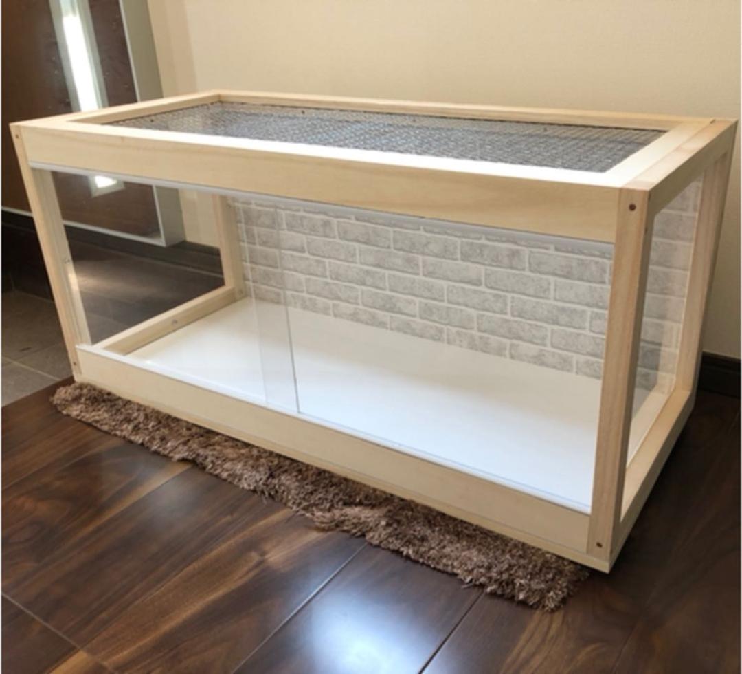 新品　木製ケージ　ハリネズミ　ハムスター　小動物　広葉樹　カスタムベースにどうぞ