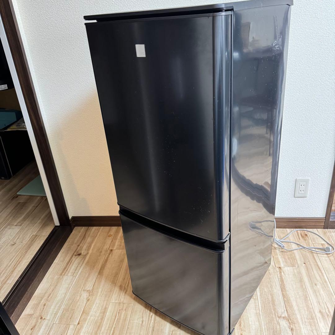 三菱 冷凍冷蔵庫 MR-P15EF-KK 2020年製 ブラック