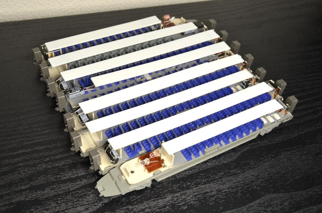 【加工品】 KATO 長野新幹線 E2系 あさま 8両フルセット 室内灯付き