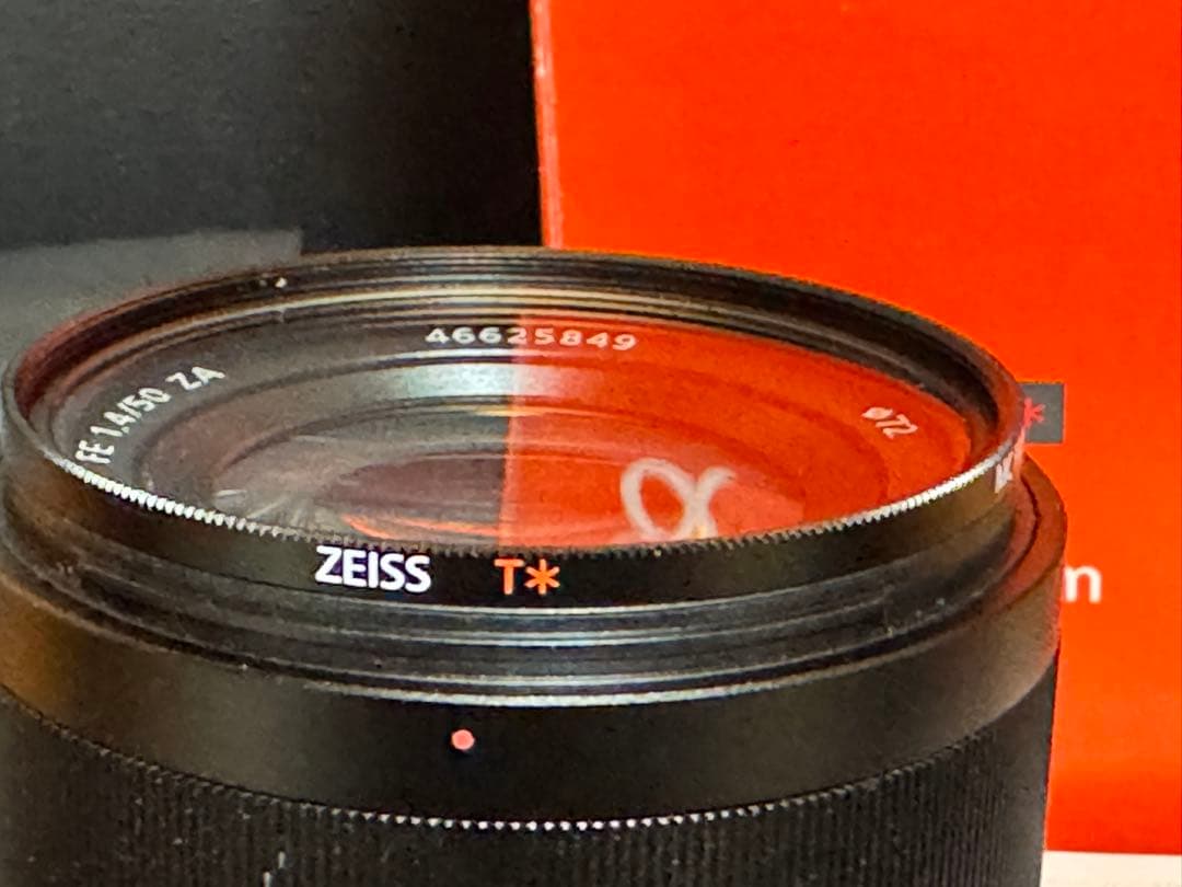 美品！SONY FE 50mm F1.4 ZA レンズ