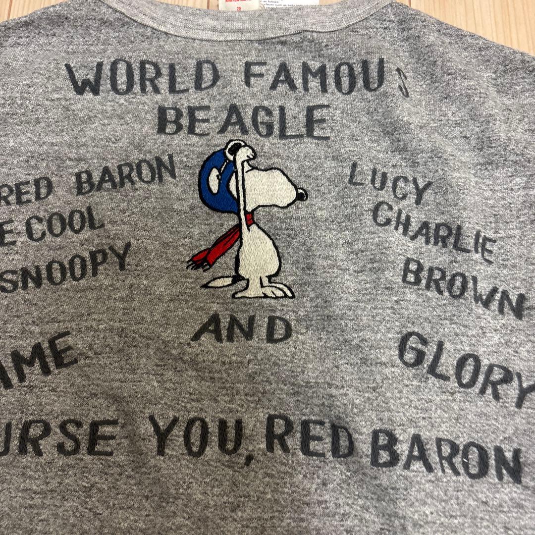 DENIM DUNGAREE スヌーピートレーナー 02 グレー#941