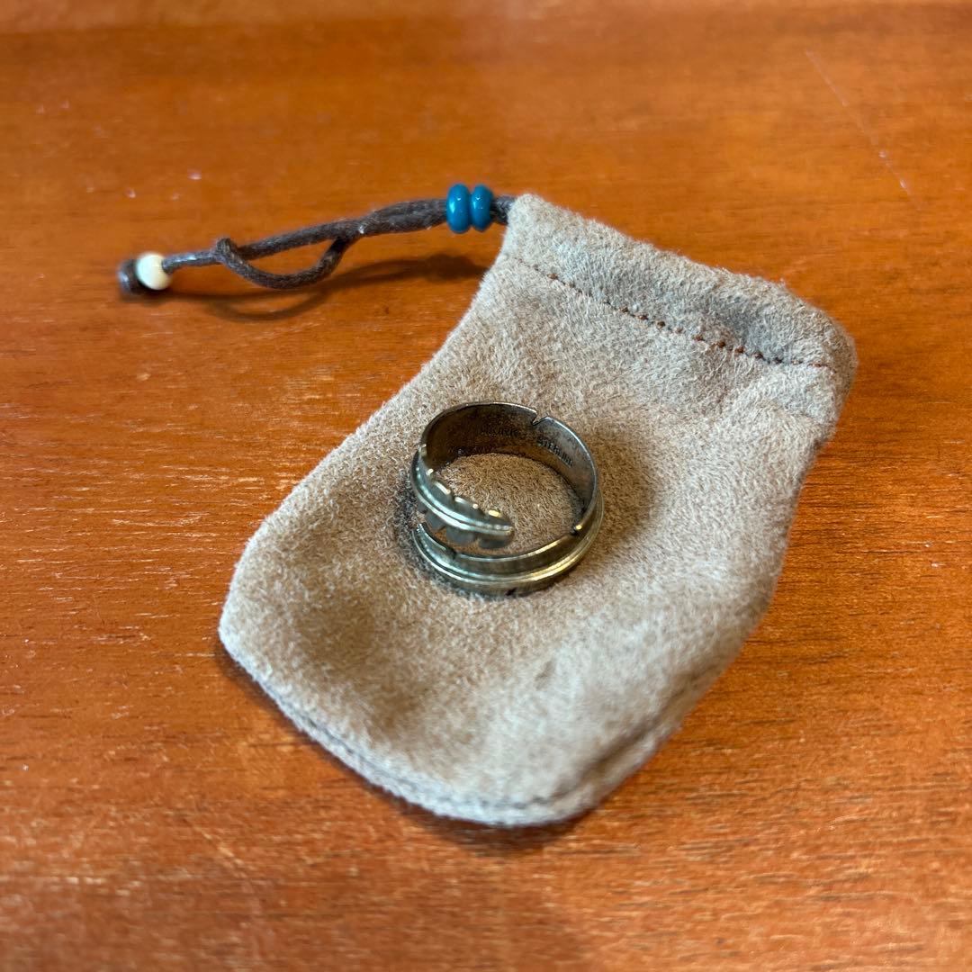 Michael Kirk フェザーリング　約15号　インディアンジュエリー