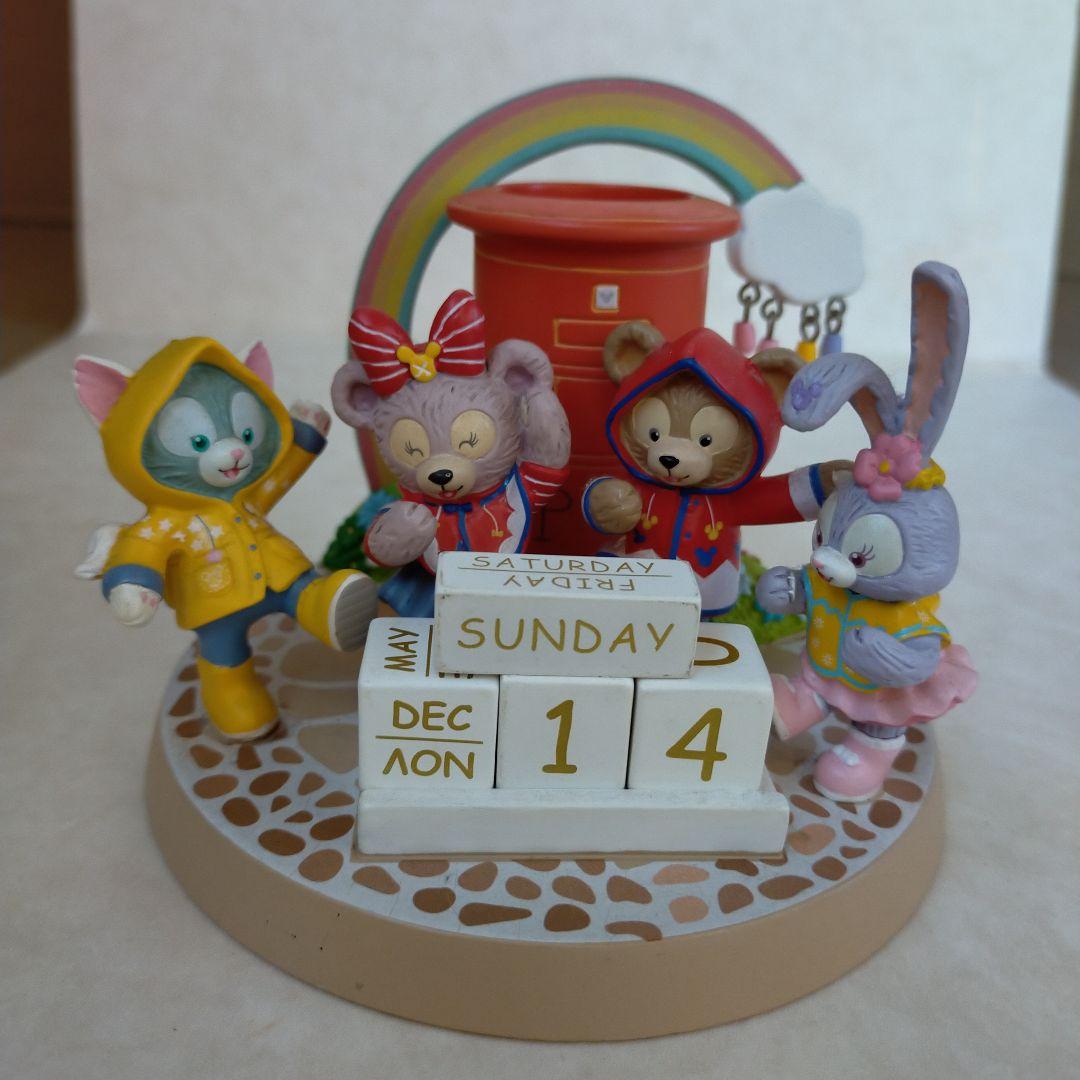 上海 ディズニー ダッフィー＆フレンズ 万年カレンダー ペンスタンド