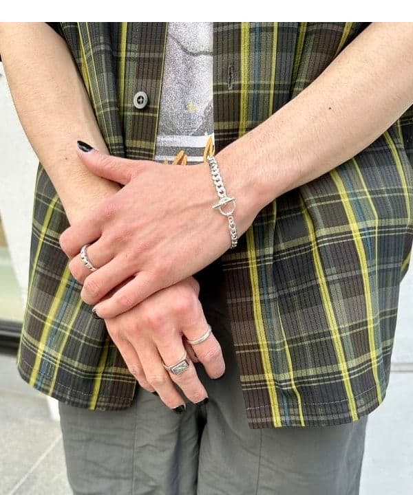 BEAMSビームスシルバー925SILVER925喜平チェーンブレスレット