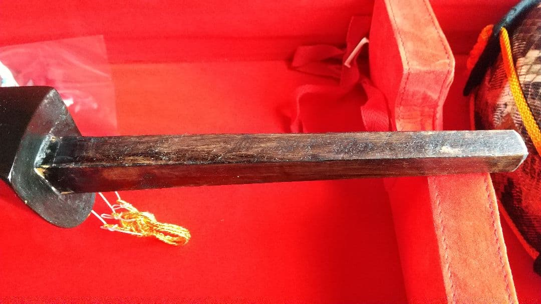 12/21値下げ 沖縄三線 ハードケース 人工皮？ 蛇柄 三味線